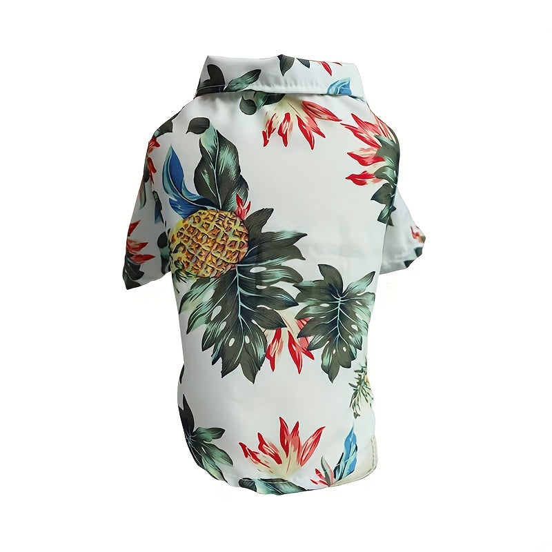 Small Breed Pet Shirt - Breathable Thin Summer Clothing for Cats and Dogs - Hand Wash Only, All-Season Wear for Spring and Autumn