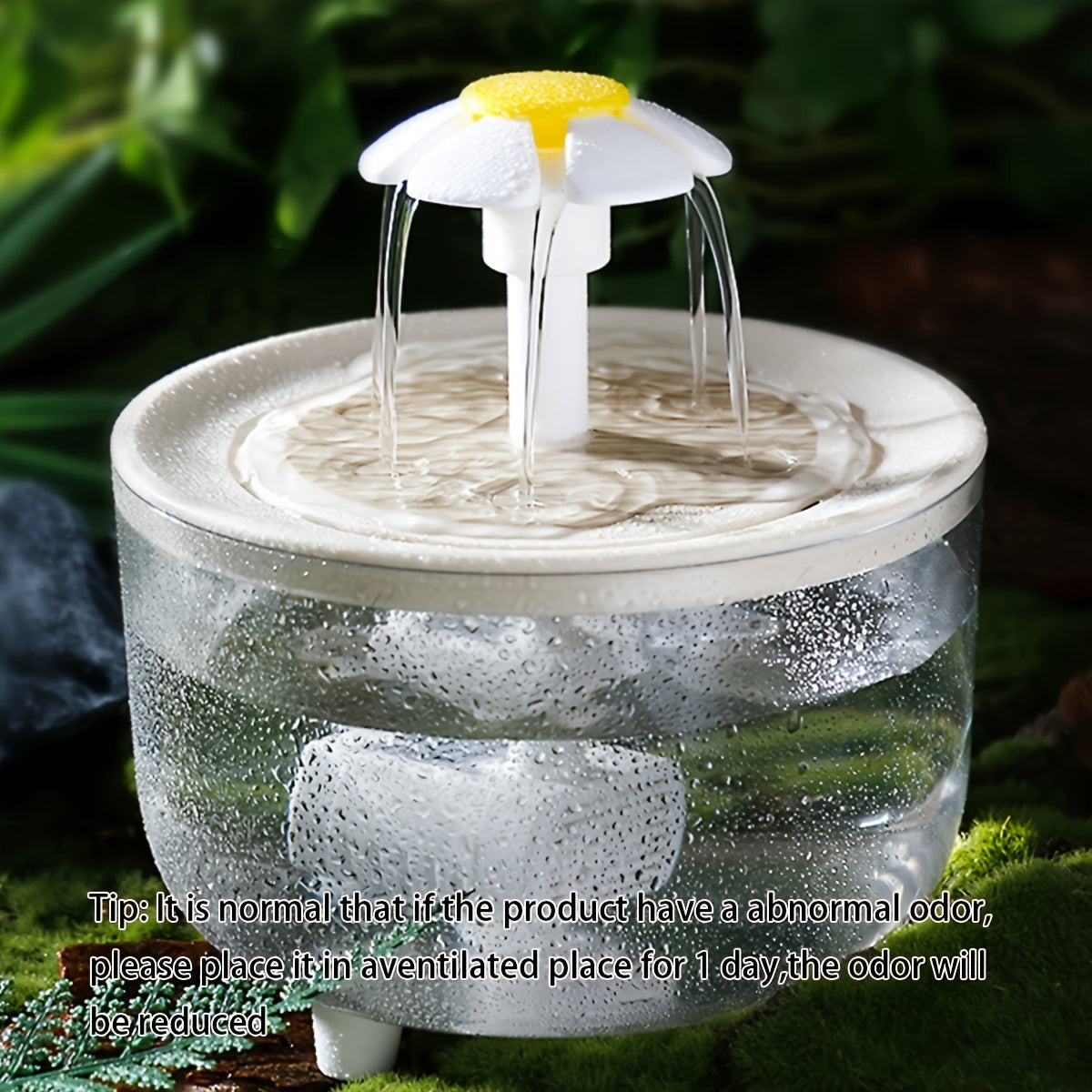 Ultra-Quiet 50.72 Oz Clear Pet Drinking Fountain, with 1 Water Pumb- USB Powered, Easy to Clean, BPA Free, Suitable for Cats And Small Pets, Without Battery