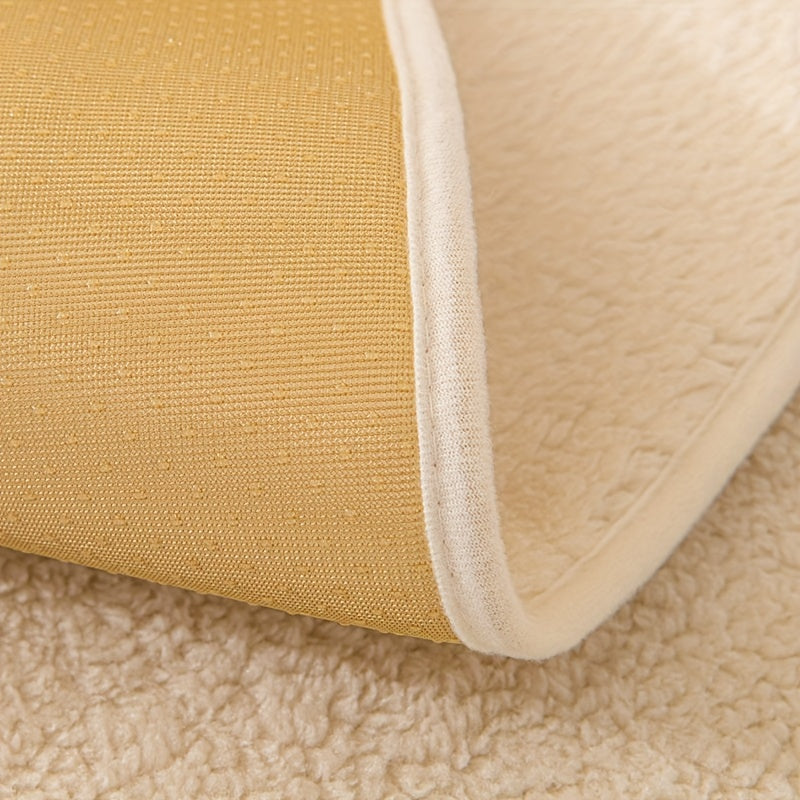 1pc Thickened Sherpa Sofa Slipcover - Soft Fuzzy Pet-Friendly Couch Protector Cover with Non-Slip Backing - Perfect Furniture Protector for Bedroom, Office, Living Room Home Decor