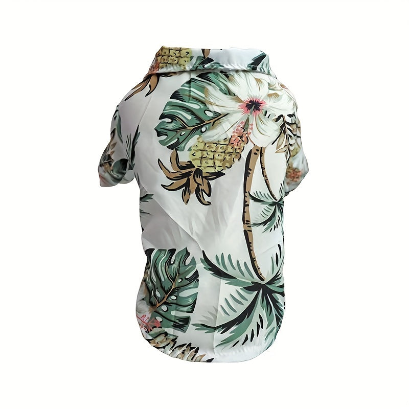 Small Breed Pet Shirt - Breathable Thin Summer Clothing for Cats and Dogs - Hand Wash Only, All-Season Wear for Spring and Autumn