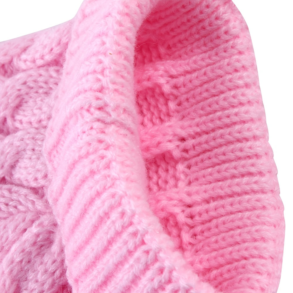 Small to Medium Breeds Cozy Knit Warm Pullover Pet Sweater for Cats & Dogs - Machine Washable