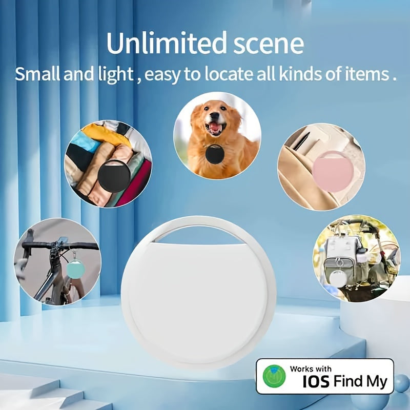 4pcs GPS Smart Anti-Loss Trackers, Real-Time Tracking, No Installation Required, Suitable for Pets, Bags, Luggage, Bicycles, And Cars, Compatible with The Find My App on Ios, Worry-Free Anti-Loss.