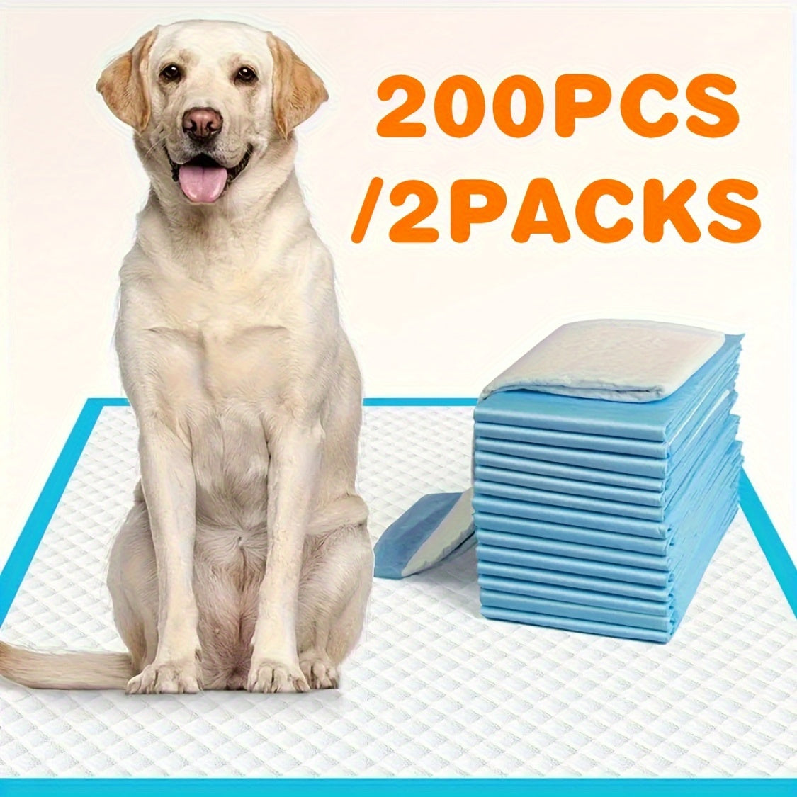 100PCS Premium Disposable Training Pads - Large 22" X 22" Puppy Pee Pads - Quick Absorb, Odor Control - In - Training Pad For Dogs, Pets - Leak-Proof, Super Absorbent Layers
