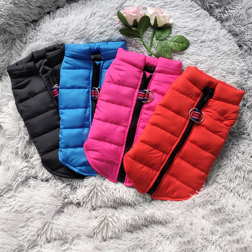 1pc Waterproof Pet Jacket Winter Warm Dog Clothes For Small Dogs Puppy Cat Vest Pet Soft Coat Costume For Cold Weather Christmas Gift