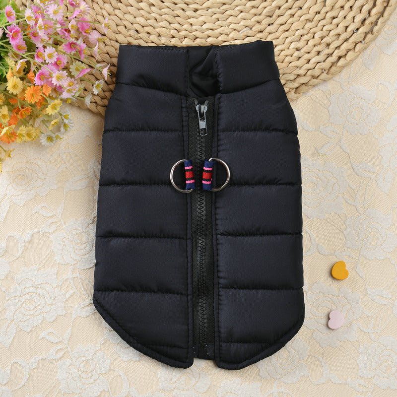 1pc Waterproof Pet Jacket Winter Warm Dog Clothes For Small Dogs Puppy Cat Vest Pet Soft Coat Costume For Cold Weather Christmas Gift