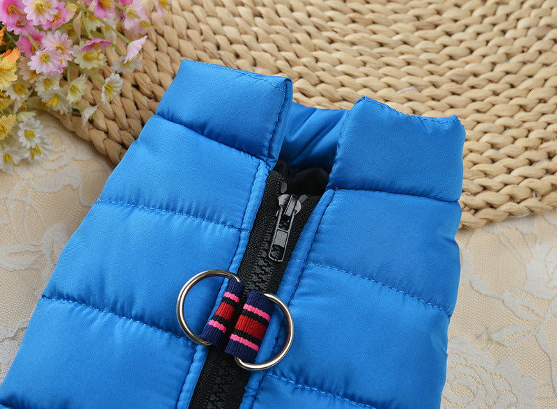 1pc Waterproof Pet Jacket Winter Warm Dog Clothes For Small Dogs Puppy Cat Vest Pet Soft Coat Costume For Cold Weather Christmas Gift