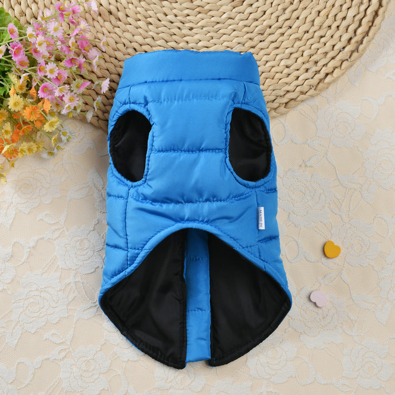 1pc Waterproof Pet Jacket Winter Warm Dog Clothes For Small Dogs Puppy Cat Vest Pet Soft Coat Costume For Cold Weather Christmas Gift