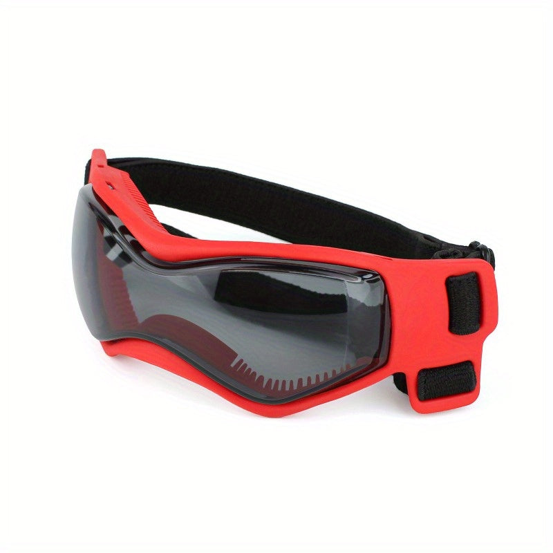 1pc Small Dog Sunglasses, UV Protection Goggles, Doggy Eye Protection, Pet Sunglasses, Arc-Shaped Outdoor Puppy Goggles, AntiFog Glasses For Pets Over 5lb