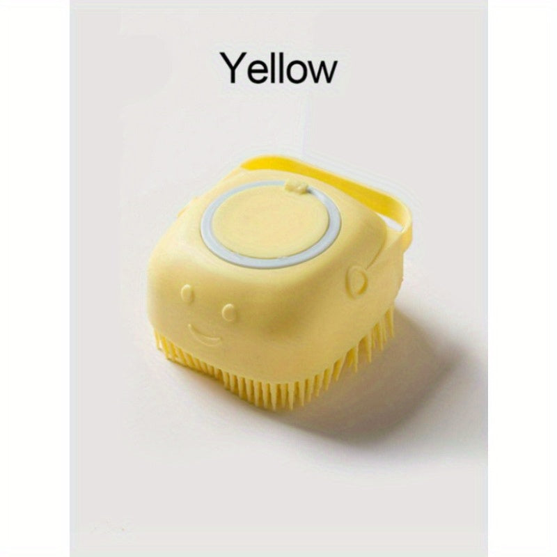 1pc Softness Silicone Pet Brush, Modern Multifunctional Dog Hair Massage Bath Brush For Home