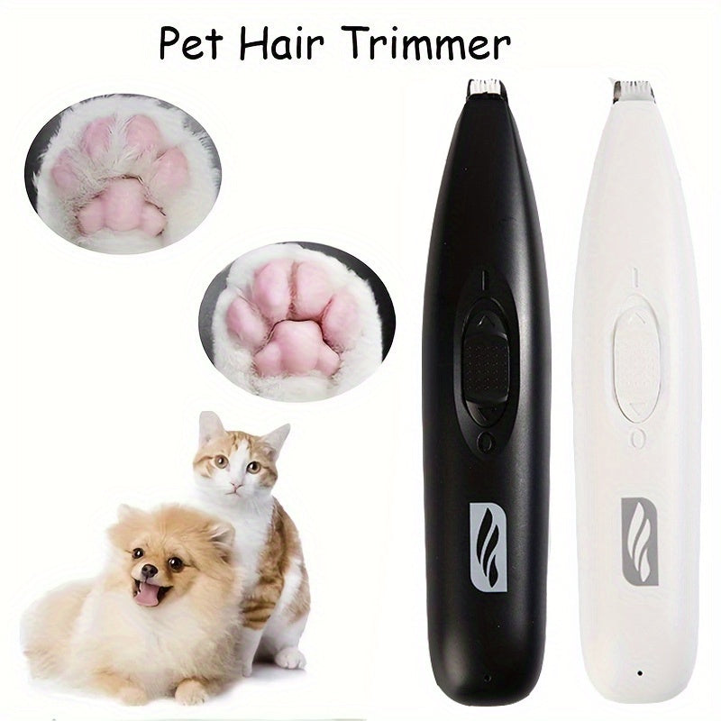 1pc Professional Pet Hair Trimmer And Nail Grooming Tool For Cats And Dogs - Quiet And Safe Clippers For Precise Cuts And Comfortable Grooming