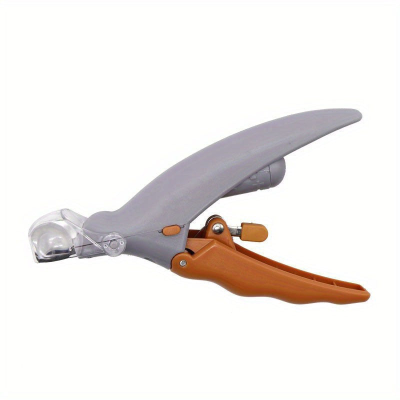 1pc LED Pet Nail Clipper Non-slip Handle Cat Nail Trimmer For Easy And Safe Dog And Cat Paw Grooming Supply
