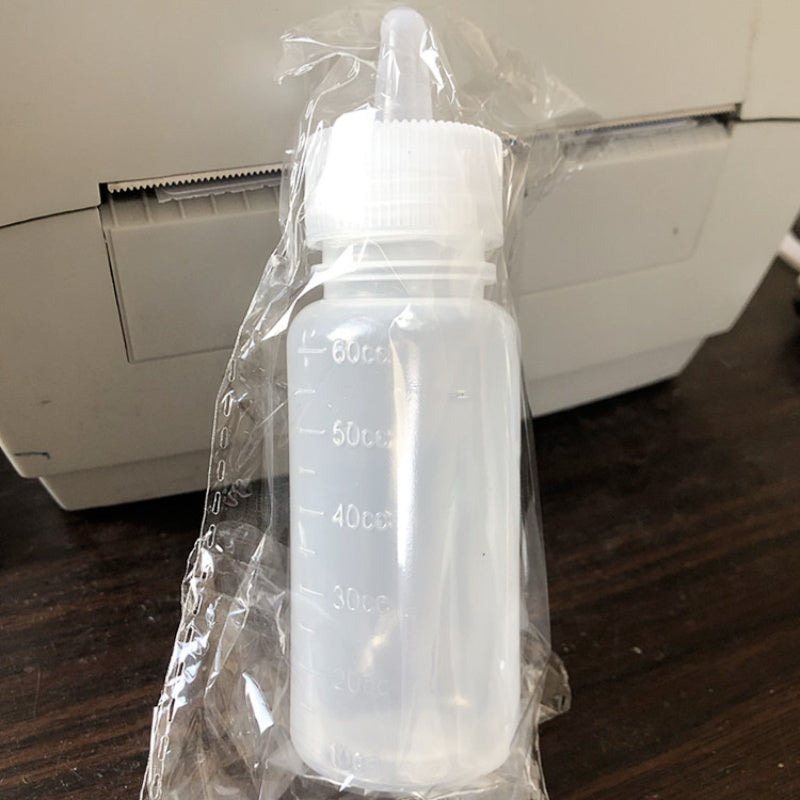 1pc 60ml Pet Milk Feeding Bottle - Soft, Small Nipples for Easy Feeding, Measurement Scale for Accurate Feeding, Essential Pet Nursing Supplies for Kittens and Small Pets