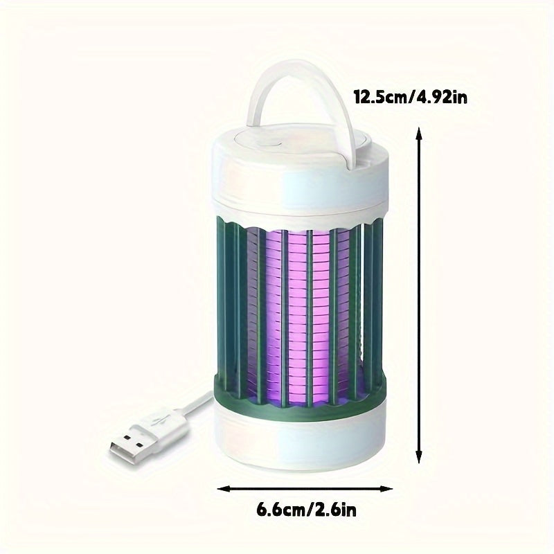 1pc Electric Mosquito Repellent Lamp - Silent, Non-Radiative, Effective Insect Catcher and Repellent for Household, Apartment, College Dorm Essentials - Pest Control, Household Gadget, Easy to Use, No Chemicals, Safe for Fami