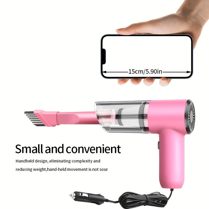 In-car vacuum car wired 12V car Powerful Handheld household hand-held small car in the power mini Dust removal,Perfect for Removing Pet Hair and Cat Hair