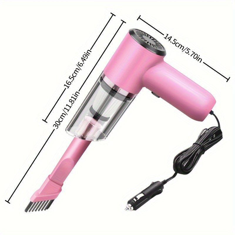 In-car vacuum car wired 12V car Powerful Handheld household hand-held small car in the power mini Dust removal,Perfect for Removing Pet Hair and Cat Hair