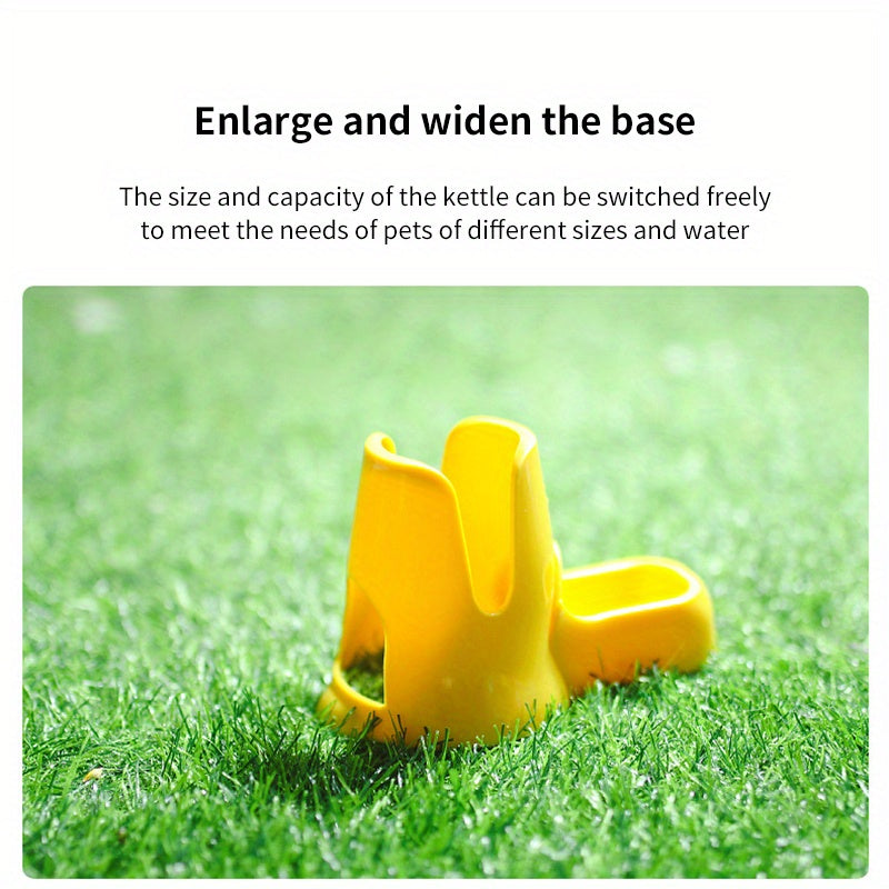 27.05oz Leak-Proof Automatic Hamster Feeder & Water Dispenser - Dual Function, Yellow PP Material, No Battery Required, Perfect for Small Pets Like Hamsters, Hamster Water Bottle
