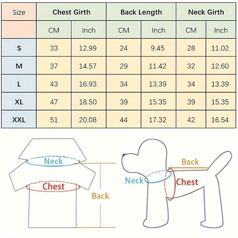 1pc Waterproof Pet Jacket Winter Warm Dog Clothes For Small Dogs Puppy Cat Vest Pet Soft Coat Costume For Cold Weather Christmas Gift