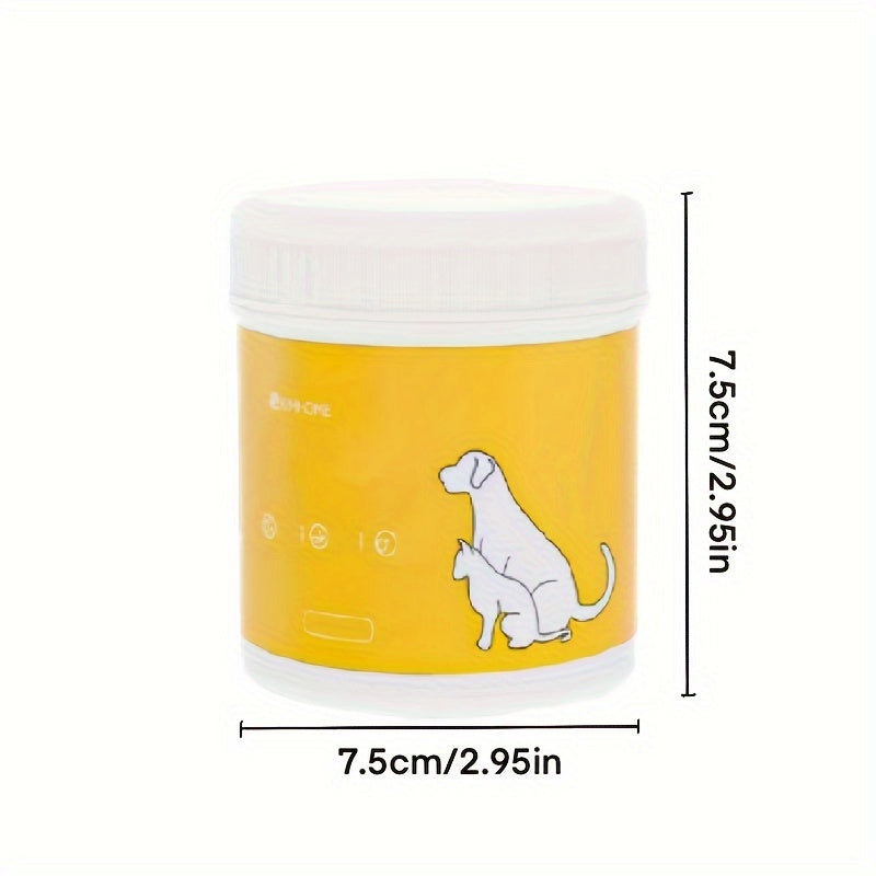 200pcs Gentle Pet Eye Wipes - Tear Stain Remover - Soothing Cleaner for Dog & Cat Eye Care