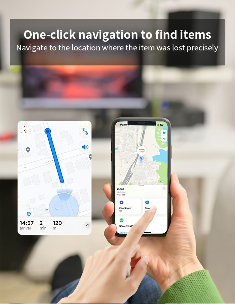 4pcs GPS Smart Anti-Loss Trackers, Real-Time Tracking, No Installation Required, Suitable for Pets, Bags, Luggage, Bicycles, And Cars, Compatible with The Find My App on Ios, Worry-Free Anti-Loss.