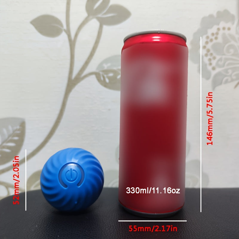 Electric Intelligent Pet Ball - Self-Rolling, Gravity Jumping Toy for Small Dogs and Cats - Electric Charging, Grinding Teeth Toy