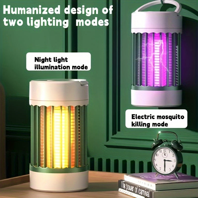 1pc Electric Mosquito Repellent Lamp - Silent, Non-Radiative, Effective Insect Catcher and Repellent for Household, Apartment, College Dorm Essentials - Pest Control, Household Gadget, Easy to Use, No Chemicals, Safe for Fami