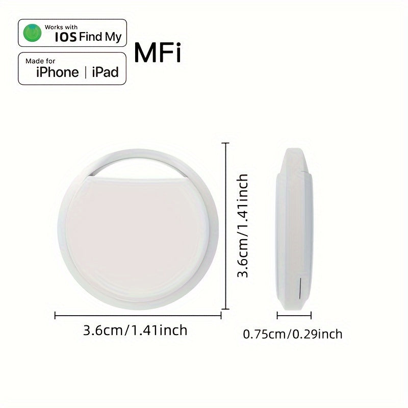 4pcs GPS Smart Anti-Loss Trackers, Real-Time Tracking, No Installation Required, Suitable for Pets, Bags, Luggage, Bicycles, And Cars, Compatible with The Find My App on Ios, Worry-Free Anti-Loss.