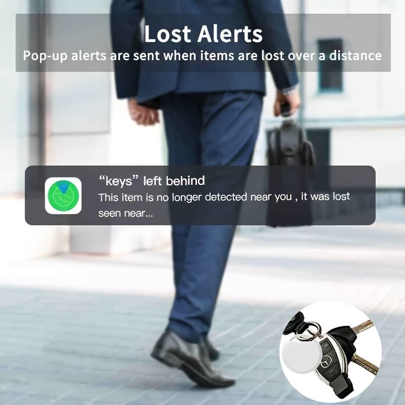 4pcs GPS Smart Anti-Loss Trackers, Real-Time Tracking, No Installation Required, Suitable for Pets, Bags, Luggage, Bicycles, And Cars, Compatible with The Find My App on Ios, Worry-Free Anti-Loss.