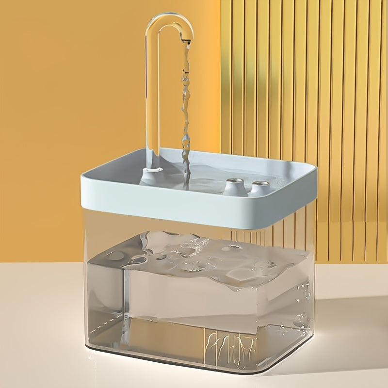 Cat Water Fountain, Pet Water Fountain With Faucet Design For Indoor Cats, Automatic Circulation Cat Water Drinking Dispenser