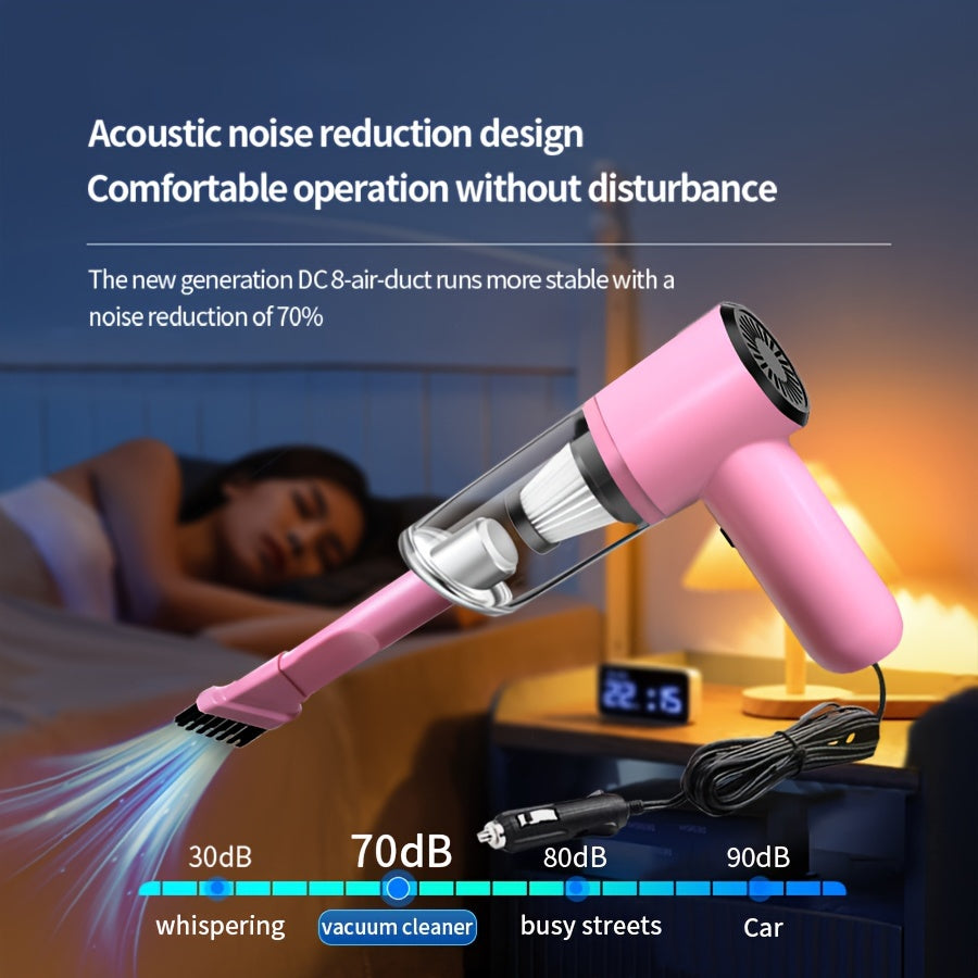 In-car vacuum car wired 12V car Powerful Handheld household hand-held small car in the power mini Dust removal,Perfect for Removing Pet Hair and Cat Hair