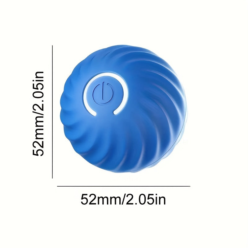 Electric Intelligent Pet Ball - Self-Rolling, Gravity Jumping Toy for Small Dogs and Cats - Electric Charging, Grinding Teeth Toy