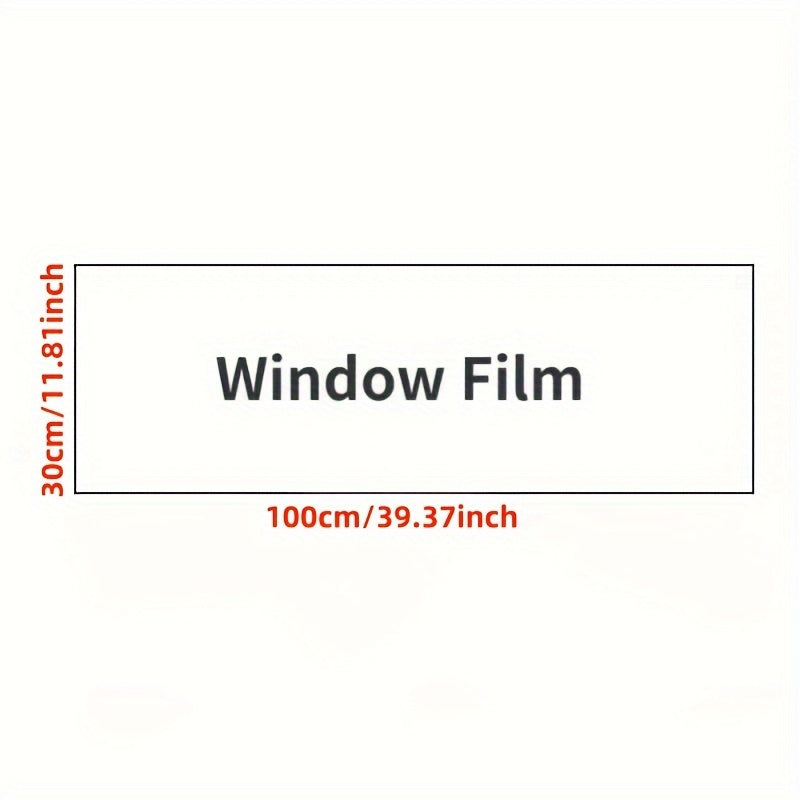 1 Roll Heat Insulation Window Film for Office & Home - Anti-Peeping Privacy, Protection & Sunshade, One-Way View, Easy & Stick PET Film, 2mil Thick Contemporary Design, Privacy Window Film, Architectural Integration, Durable
