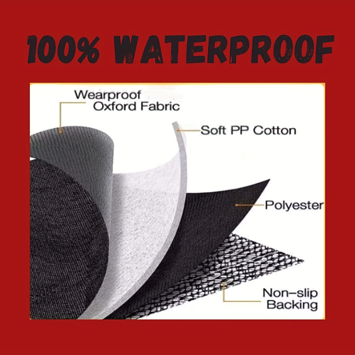 600D Heavy Duty Waterproof Dog Seat Cover - Scratch-Proof Non-Slip Pet Hammock with Soft Durable Polyester, Universal Fit for Cars Trucks SUVs Back Seat Protection