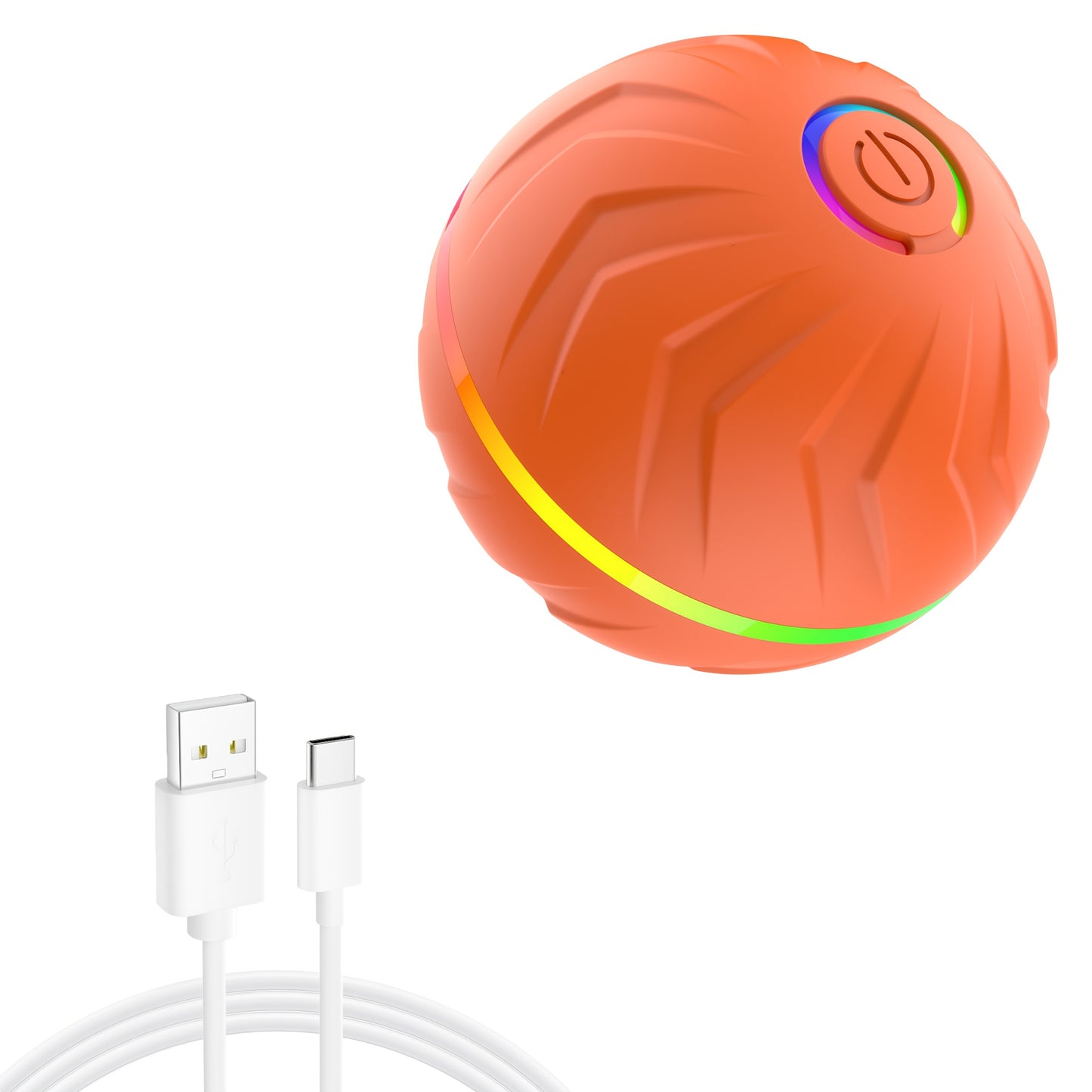 6.6cm/2.62in Large Size Pet Smart Bouncing Ball, Interactive Dog Toy, Motion-Activated Automatic Rolling Ball for Puppies/Small Dogs/Medium Dogs/Large Dogs, Interactive Dog Ball, Playful Design, Durable Pet Item, Rechargeable