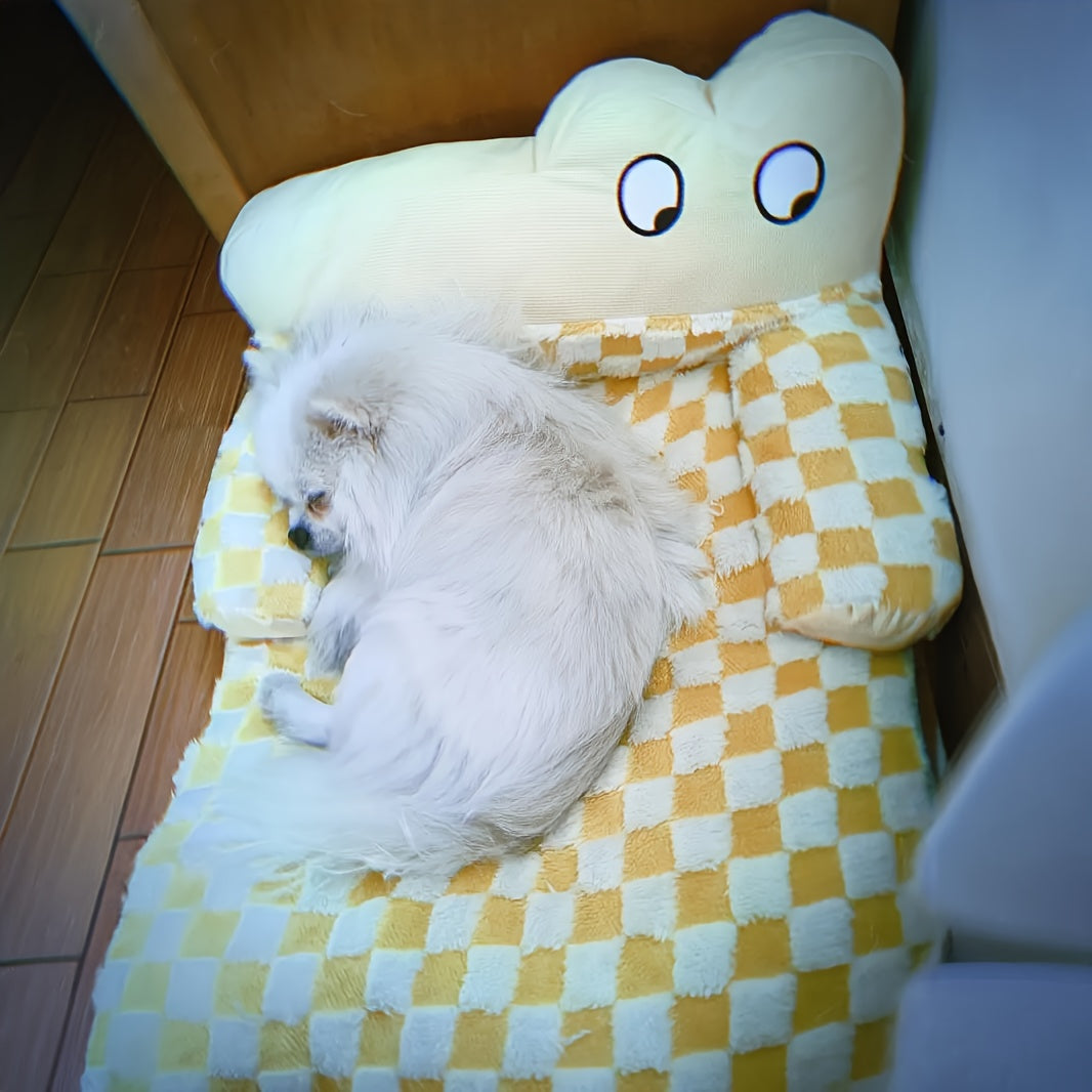 A Cozy And Washable Dog Bed for Pets, Suitable for Autumn And Winter, That Provides Warmth And Comfort, Also Serving As a Cat Nest for All Seasons.