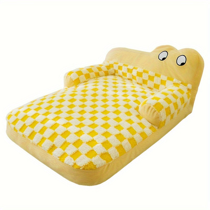 A Cozy And Washable Dog Bed for Pets, Suitable for Autumn And Winter, That Provides Warmth And Comfort, Also Serving As a Cat Nest for All Seasons.