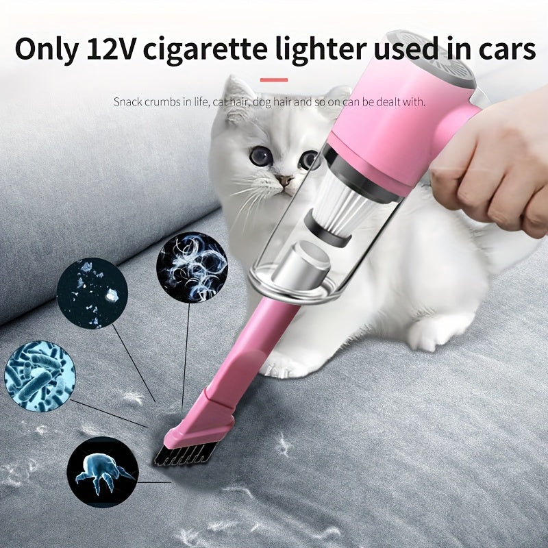 In-car vacuum car wired 12V car Powerful Handheld household hand-held small car in the power mini Dust removal,Perfect for Removing Pet Hair and Cat Hair