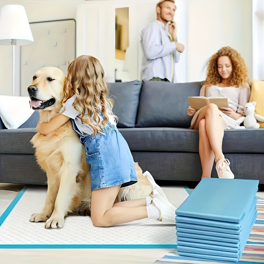 100PCS Premium Disposable Training Pads - Large 22" X 22" Puppy Pee Pads - Quick Absorb, Odor Control - In - Training Pad For Dogs, Pets - Leak-Proof, Super Absorbent Layers