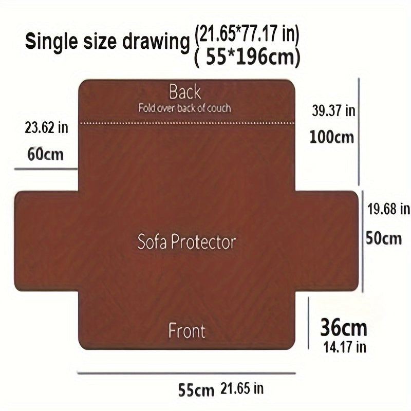 1PC Single Sofa Cover Pet sofa cover Bedroom Office Sofa Slipcover Recliner Chair Cover Recliner Slipcover For Living Room Office Home Decor