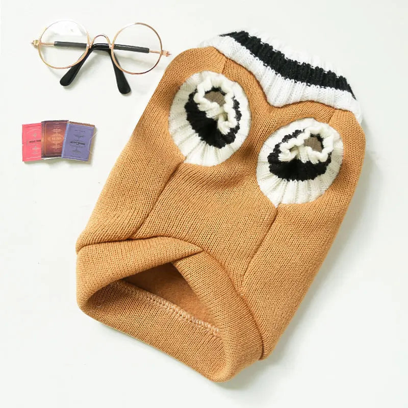 Autumn and winter new knitted vest V-neck college style pet dog cat clothes vest Teddy Bo Beauty products