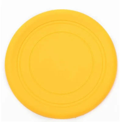 1pcs Funny Silicone Flying Saucer Dog Cat Toy Dog Game Flying Discs Resistant Chew Puppy Training Interactive Pet Supplies New