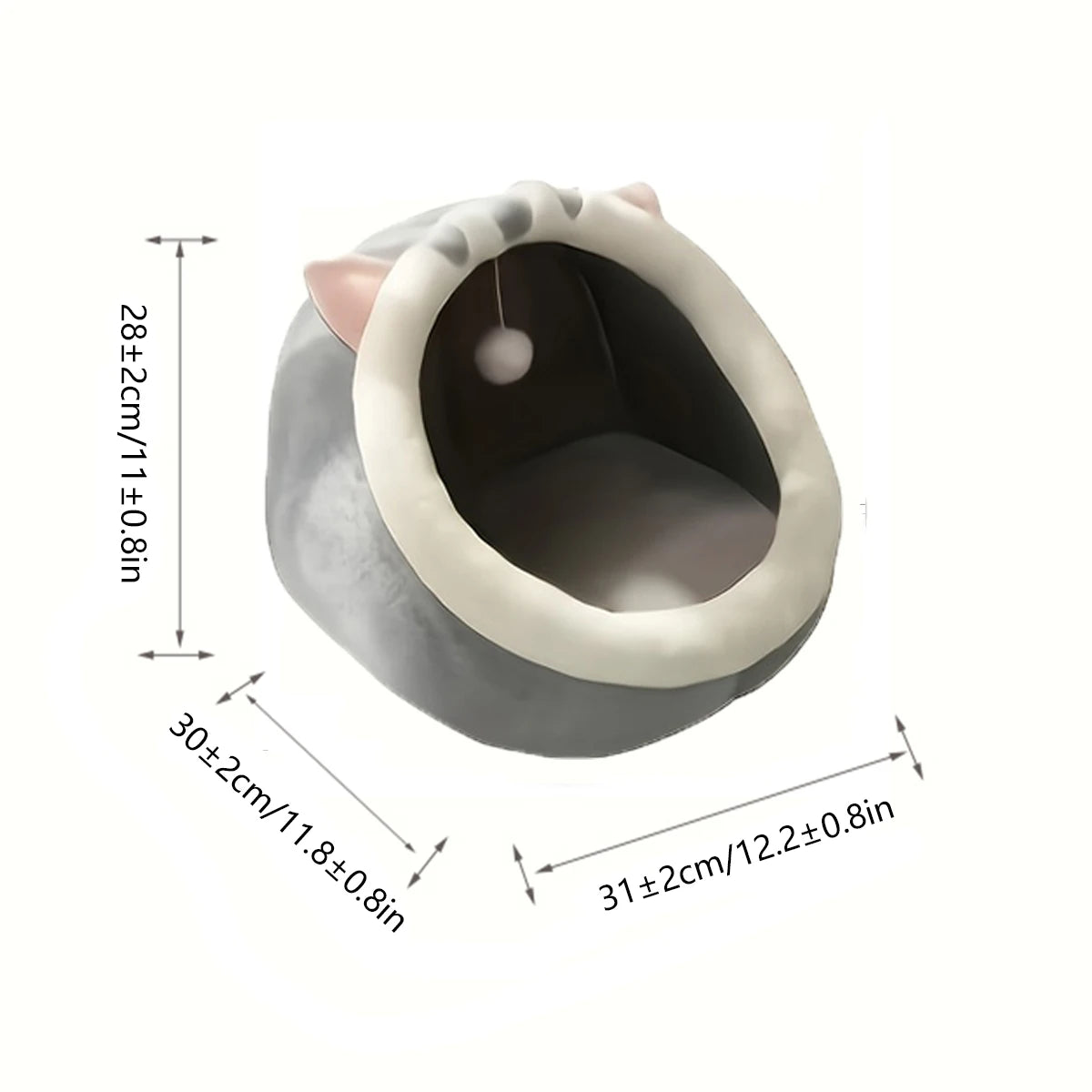 Cama para gatos de sueño profundo, cálida cesta para mascotas, acogedora casa para gatos, cojín para tumbona, tienda de campaña para gatos, tapete muy suave para perros pequeños, bolsa, cueva, cama para gatos