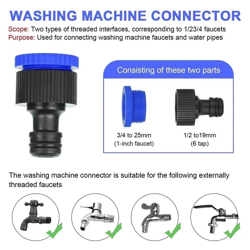 7 funciones de pulverización de agua, manguera mágica extensible, lavado de autos a alta presión, pistola de agua, manguera de riego para jardín, ducha para mascotas, gatos y perros.