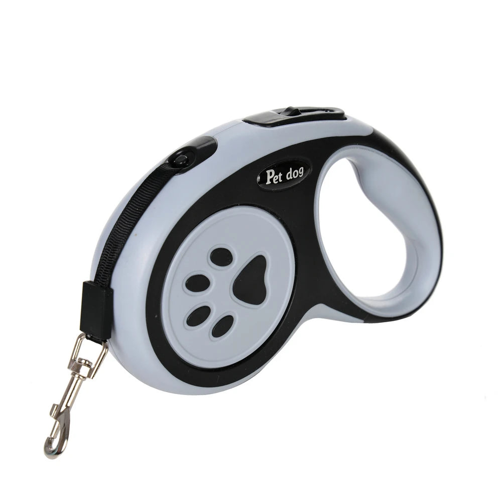 3m 5m Nylon Pet Dog Leash Automatic Retractable Extending Rope Puppy Walking Running Traction Roulette For Small Big Dogs Cats