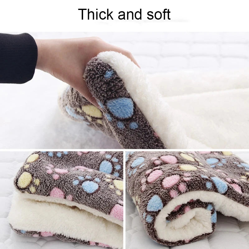 Colchoneta de franela para dormir para mascotas, cama para perros, arena para gatos, cama para cachorros, sofá para perros, colchón encantador, cojín para perros pequeños y grandes, manta, suministros para mascotas