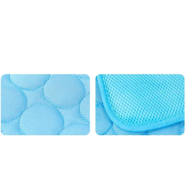 Esterilla autorefrescante para perros, gatos y mascotas, almohadilla refrescante para dormir, manta de verano, lavable, de seda fría, transpirable.