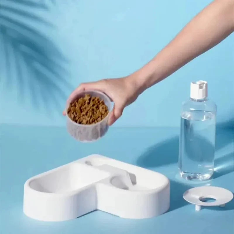 Comedero automático Love Pet, resistente a la humedad, para gatos y perros, multifuncional, para beber y comer.