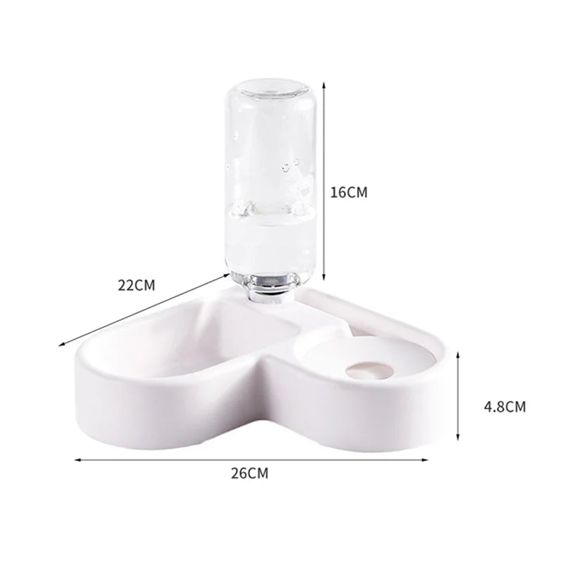 Comedero automático Love Pet, resistente a la humedad, para gatos y perros, multifuncional, para beber y comer.