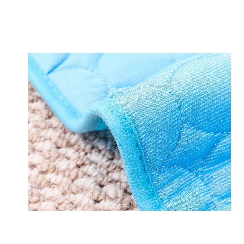 Esterilla autorefrescante para perros, gatos y mascotas, almohadilla refrescante para dormir, manta de verano, lavable, de seda fría, transpirable.