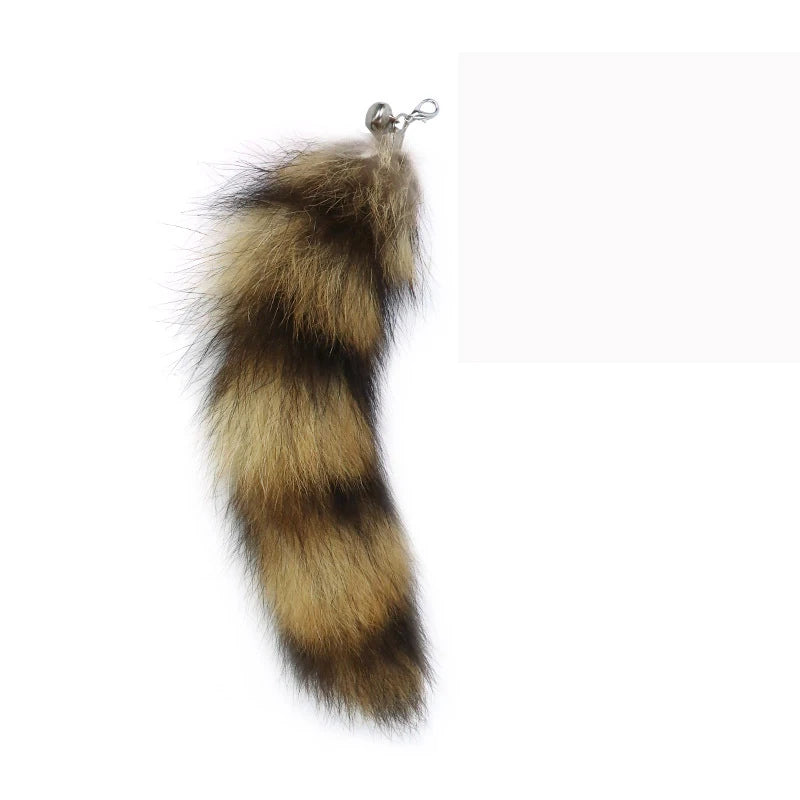 Juguete para gatos con forma de cabeza de repuesto de pelo de zorro, divertido y resistente.