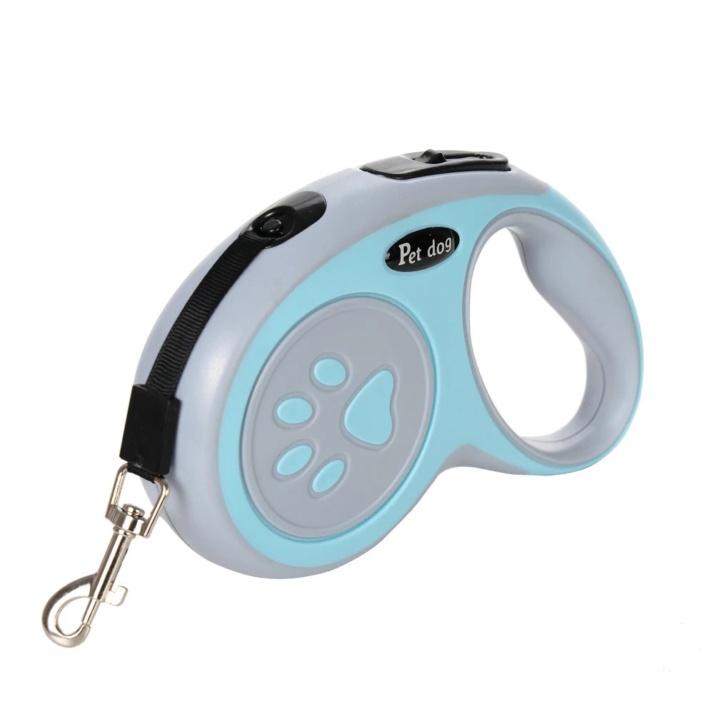 3m 5m Nylon Pet Dog Leash Automatic Retractable Extending Rope Puppy Walking Running Traction Roulette For Small Big Dogs Cats